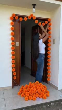 TikTok Marigold Garland Installation & Night Reveal — illustrative cover