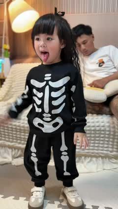 Child Skeleton Outfit Playful Showcase — illustrative cover