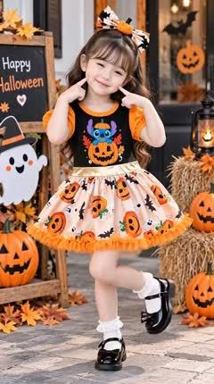 TikTok Kids Halloween Dress Turnaround — illustrative cover