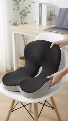 Contoured Seat Cushion Desk Setup — illustrative cover